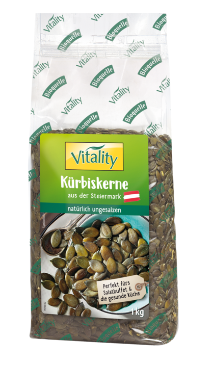Vitality Kürbiskerne aus der Steiermark 1 kg Vitality Kürbiskerne aus der Steiermark 1 kg