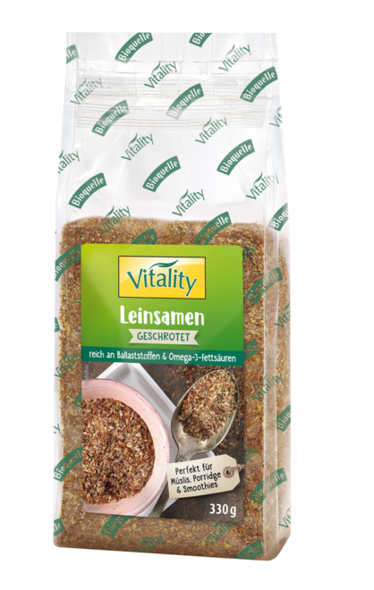 Vitality Leinsamgen geschrotet 330 g Vitality Leinsamgen geschrotet 330 g