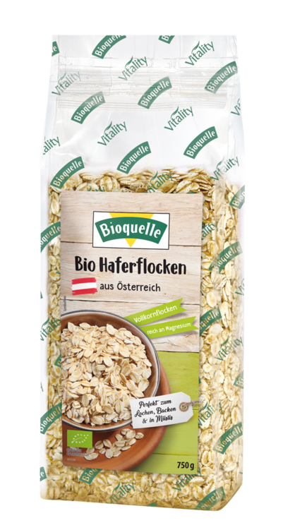 Bioquelle Bio Haferflocken aus Österreich 750 g Bioquelle Bio Haferflocken aus Österreich 750 g